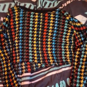 Colorful crop top sweater